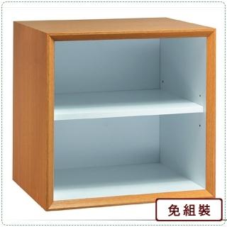 【AS雅司設計】愛黛兒原木色疊疊樂一體成型棚板櫃-36x30x36cm三色可選