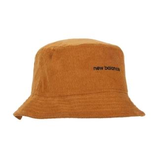 【NEW BALANCE】羅紋漁夫帽-防曬 遮陽 休閒 帽子 NB 棕褐黑(LAH23110WWK)