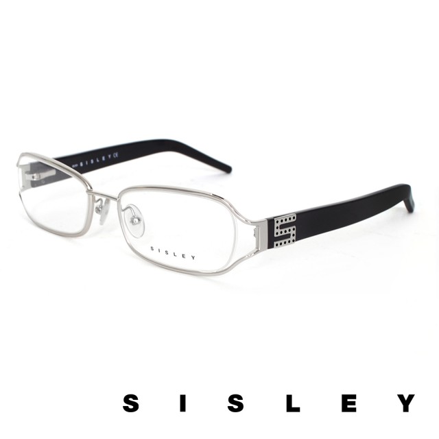 【Sisley 希思黎】法國 Sisley 經典品牌細方框光學眼鏡(SY02901 銀)