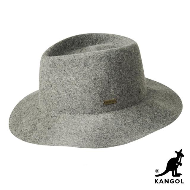 【KANGOL】BARCLAY 長沿紳士帽(灰色)