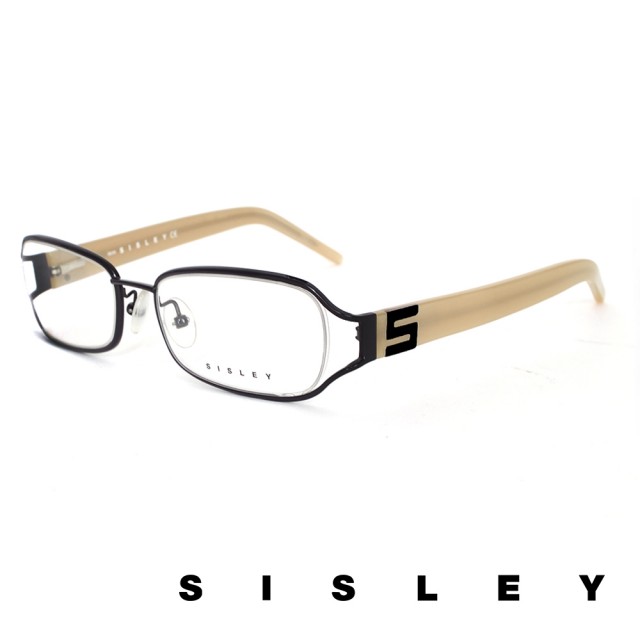 【Sisley 希思黎】法國 Sisley 經典品牌細方框光學眼鏡(SY02902 黑)
