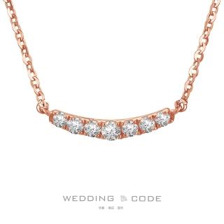 【WEDDING CODE】14K金 15分鑽石項鍊 2276玫(天然鑽石 618 禮物)