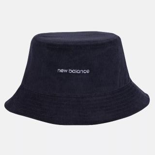 【NEW BALANCE】NB 帽子 羅紋漁夫帽 運動帽 遮陽帽 黑 LAH23110BK(3364)
