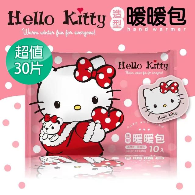 Hello Kitty 造型暖暖包30包(手握式 速發熱 10入/袋*3)
