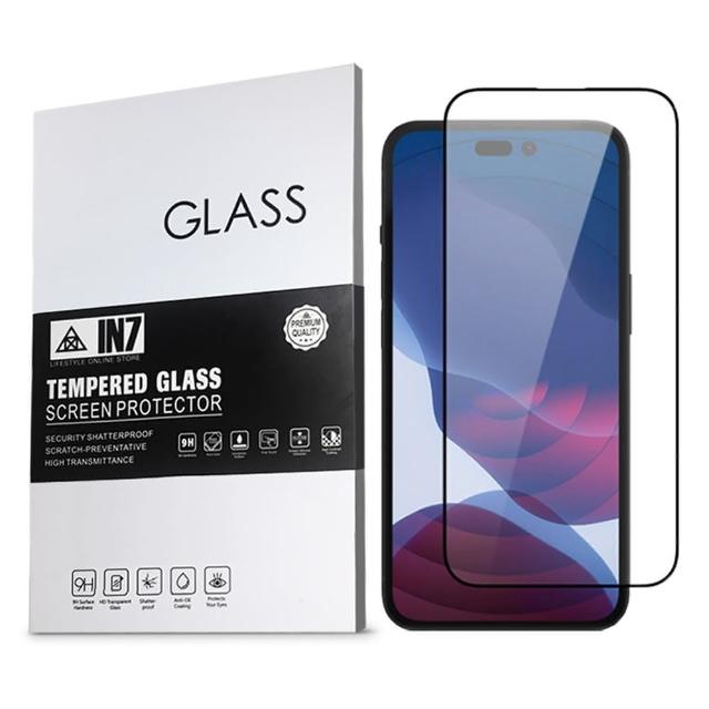 【IN7】iPhone 14 Pro 6.1吋 高透光3D滿版鋼化玻璃保護貼