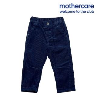 【mothercare】專櫃童裝 海軍藍條絨內裡長褲(1-2歲)