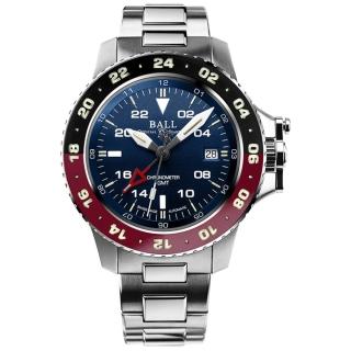 【BALL 波爾】B6_Engineer系列 COSC認證 GMT自體發光微型氣燈 機械腕錶 禮物推薦 畢業禮物(DG2118C-S3C-BE)