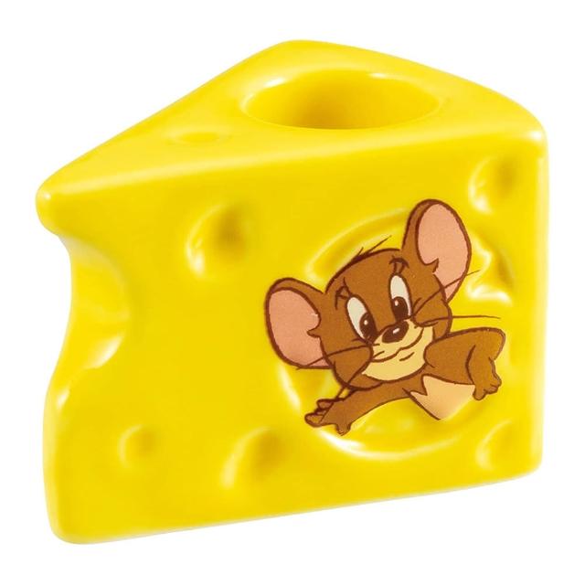 【sunart】Tom and Jerry 湯姆貓與傑利鼠 起司造型牙刷架 傑利鼠(生活雜貨)