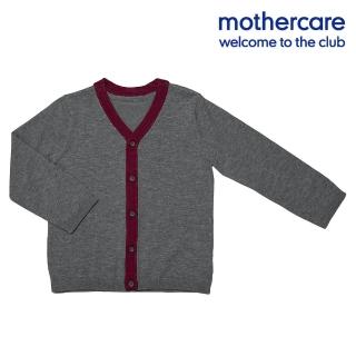 【mothercare】專櫃童裝 灰色長袖針織衫/薄外套(3-10歲)