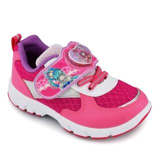 【童鞋城堡】女童運動鞋 LED電燈鞋 光之美少女(DP7508-桃)