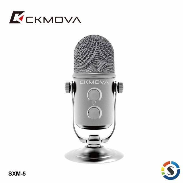【CKMOVA】SXM-5 大振膜電容式直播麥克風(勝興公司貨)