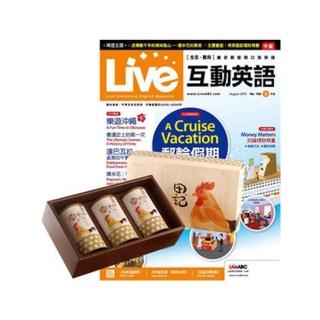 【希伯崙】《Live互動英語》1年12期 贈 田記純雞肉酥禮盒（200g／3罐）