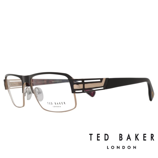 【TED BAKER】英倫簡約風格造型光學鏡框(TB4194-004·紅藍桃)