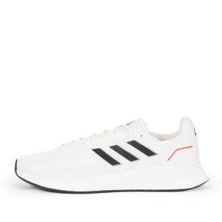 【adidas 愛迪達】Runfalcon 2.0 男 休閒鞋 慢跑 輕量 透氣 日常 穿搭 愛迪達 白黑紅(G58098)