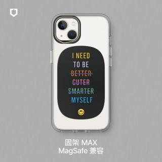 【RHINOSHIELD 犀牛盾】固架MAX MagSafe兼容 磁吸手機支架∣獨家設計系列-文字系列(Apple手機適用立架)