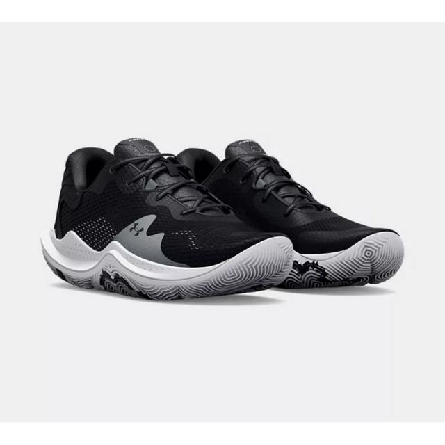 【UNDER ARMOUR】UA Spawn 4籃球鞋 中 籃球鞋 黑(3024971-001)