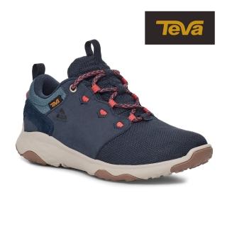 【TEVA】女健行鞋 低筒防潑水戶外登山鞋/休閒鞋 Canyonview Low(海軍藍-TV1137450NLTB)