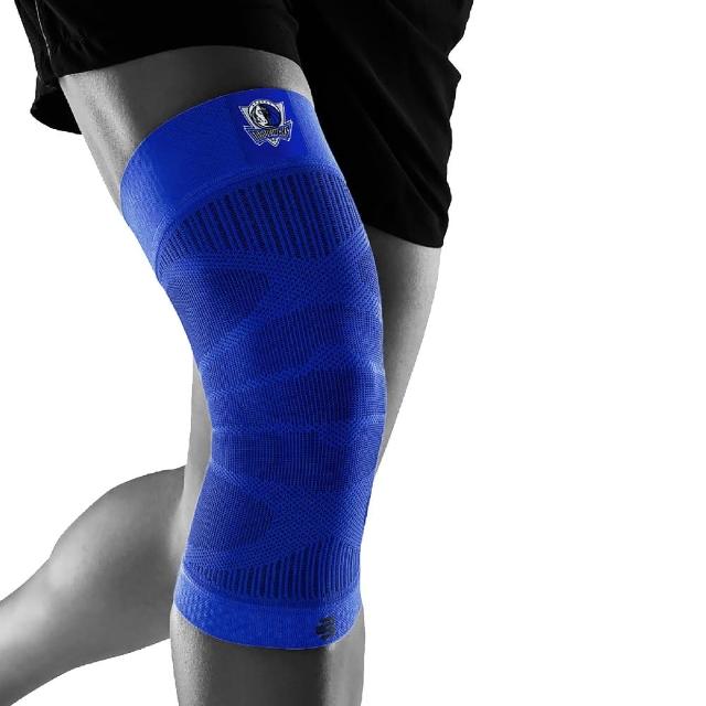 【BAUERFEIND】Bauerfeind 保爾範 藍 NBA 壓縮套 德國原裝頂級護膝 支撐 無縫 達拉斯 獨行俠(70000215)