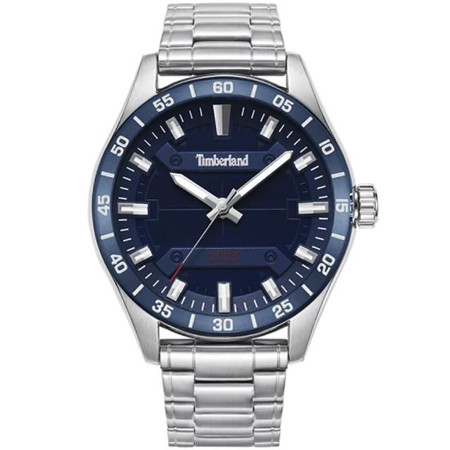 【Timberland】CALVERTON系列 品牌紀念手錶-深海藍/44mm(TDWGG2201206)