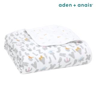 【aden+anais】經典四層紗厚毯(動物學園)