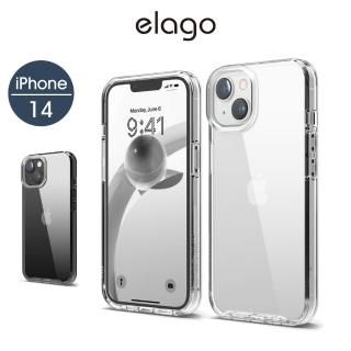 【Elago】iPhone 14/14 Plus Hybrid全覆式透明手機殼