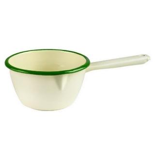 【IBILI】琺瑯牛奶鍋 米綠12cm(醬汁鍋 煮醬鍋 牛奶鍋)