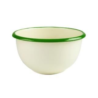 【IBILI】琺瑯餐碗 米綠14cm(飯碗 湯碗)