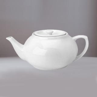 【Utopia】瓷製茶壺 白820ml(泡茶 下午茶 茶具)