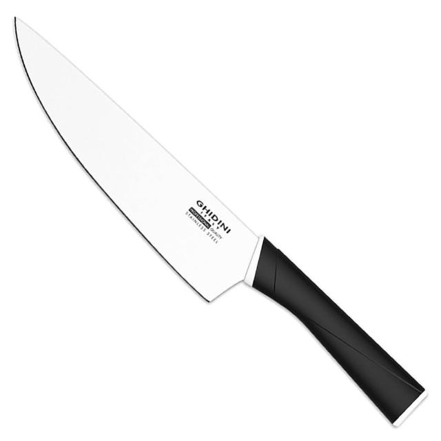 【GHIDINI】不鏽鋼主廚刀 黑20.5cm(萬用廚刀)