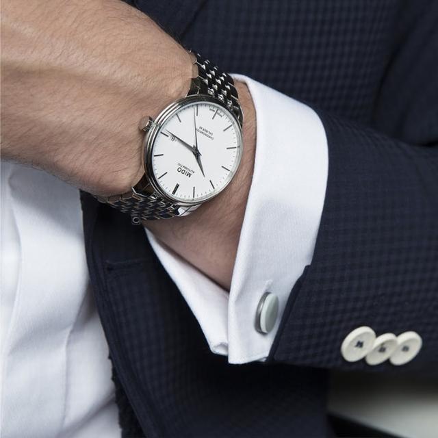 【MIDO 美度 官方授權】Baroncelli III 永恆系列復刻紳士機械腕錶(M0274081101100)