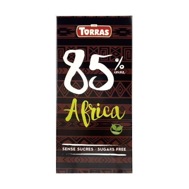 【TORRAS 多樂】85%醇黑巧克力(100G 無加糖/麥芽糖醇/素食巧克力)