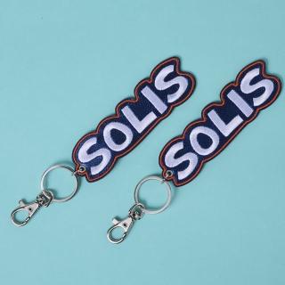 【SOLIS】刺繡鑰匙圈(閃爍藍)