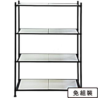 【AS雅司設計】內莉四層白色小木板置物架-77.5x28x108cm兩色可選