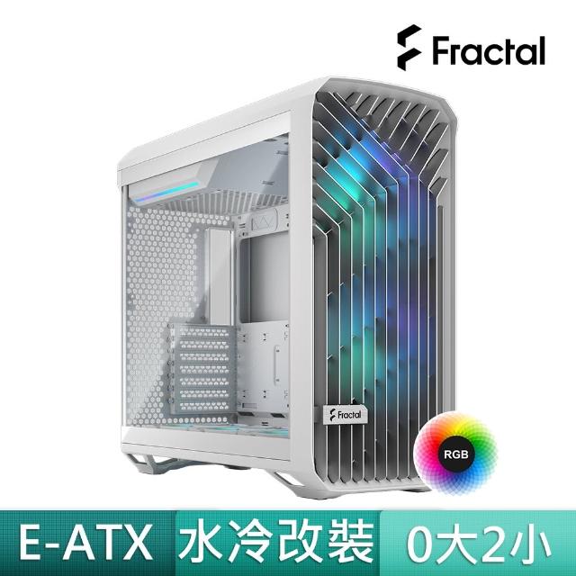 【Fractal Design】Torrent White RGB TG Clear Tint 電腦機殼-白-RGB(進風量最大化)