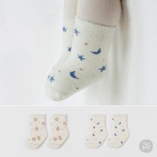 【Happy Prince】韓國製 Delluna秋冬保暖嬰兒童中筒襪(寶寶襪子毛襪高筒襪半統襪)