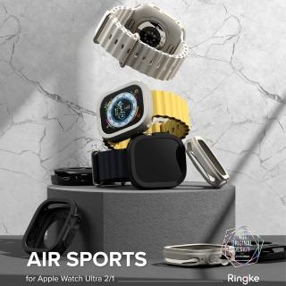 【Ringke】Apple Watch Ultra 49mm Air Sports 手錶保護套 黑 灰(Rearth 保護殼)