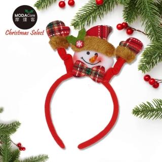 【摩達客】耶誕派對-舉手歡慶可愛雪人髮箍