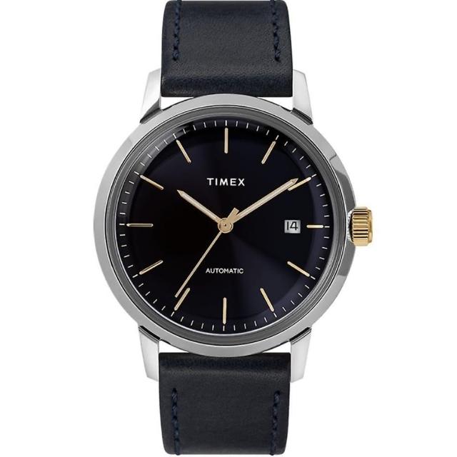【TIMEX】復刻系列 經典機械手錶 深藍TXTW2T23100