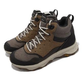 【MERRELL】戶外鞋 Speed Solo Mid WP 男鞋 咖啡棕 襪套式 防水 登山 郊山 運動鞋(ML004533)