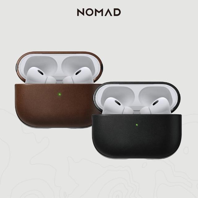 【NOMAD】AirPods Pro 第2代 嚴選Classic皮革保護收納盒(嚴選丹麥Ecco真牛皮製作)