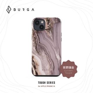 【BURGA】iPhone 14 Tough系列防摔保護殼-紫鬱鑲金(BURGA)