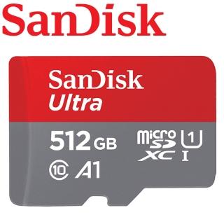 【SanDisk 晟碟】512GB 150MB/s Ultra microSDXC TF U1 A1 記憶卡(平輸)