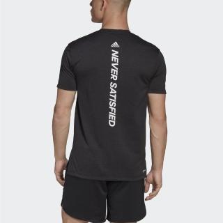 【adidas 愛迪達】M Mel T 男 短袖 上衣 T恤 運動 訓練 吸濕 排汗 修身版型 愛迪達 黑(HT9052)