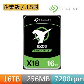 【SEAGATE 希捷】EXOS SATA 16TB 3.5吋 企業級內接硬碟(ST16000NM000J)