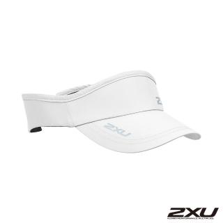 【2XU】慢跑中空帽 可調式(白)