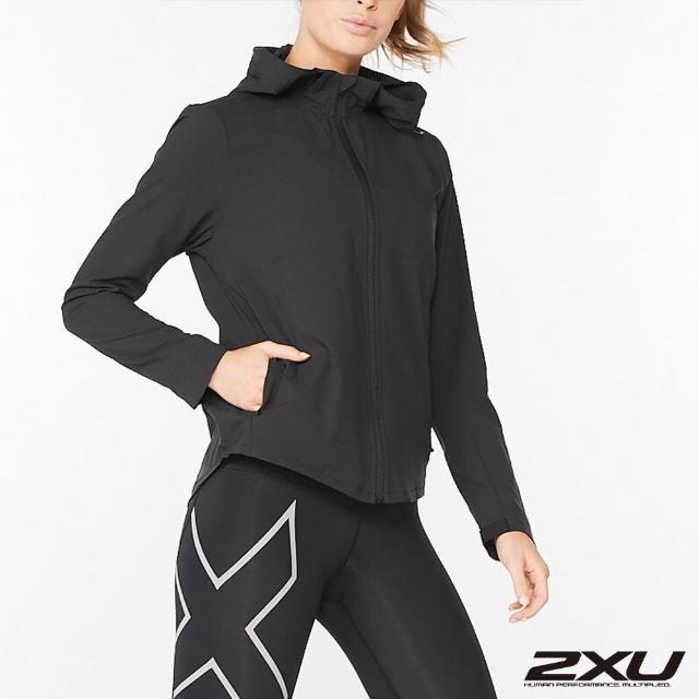 【2XU】女 AERO運動外套(黑/反光銀)