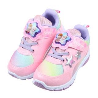 【布布童鞋】Disney冰雪奇緣大顆星星粉彩兒童電燈運動鞋(B2N733G)