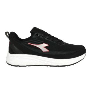 【DIADORA】女專業輕量慢跑鞋-運動 反光 黑銀淡粉(DA31705)