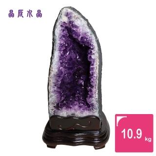 【晶辰水晶】5A級招財天然巴西紫晶洞 10.9kg(FA301)