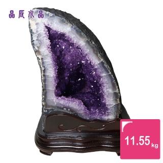 【晶辰水晶】5A級招財天然巴西紫晶洞 11.55kg(FA303)